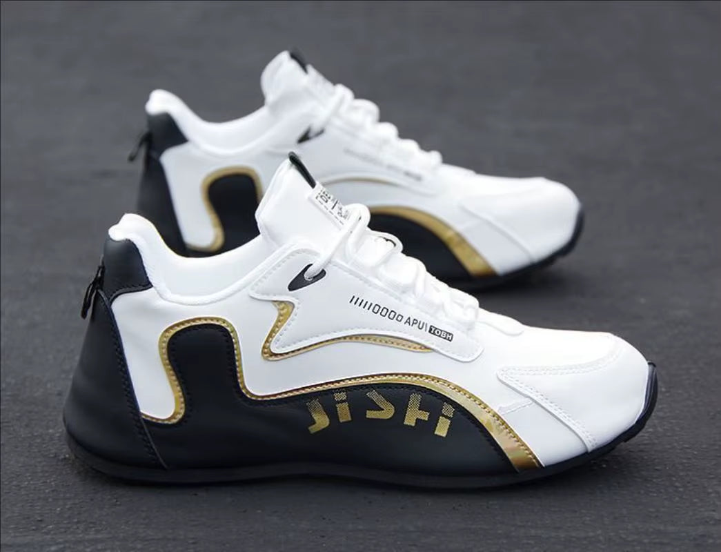 Men'S Shoes with Waterproof and anti Slip Leather Surface, High-End Travel Shoes, Trendy and Versatile, Autumn Men'S Sports And