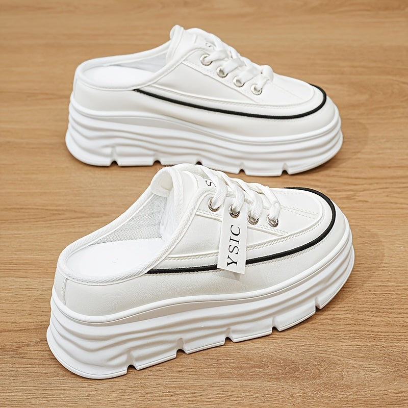 Chaussures plates décontractées d'été – Sandales quotidiennes confortables à lacets