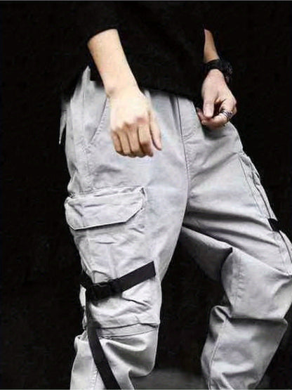 Men’s Slim Cargo Joggers – Trendy Street Pants