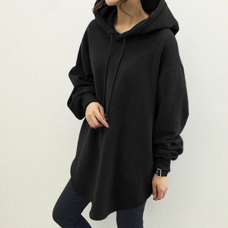 Sweat-shirt à capuche décontracté Loom & Soul pour femme – Coupe ample à manches longues avec poche et cordon de serrage
