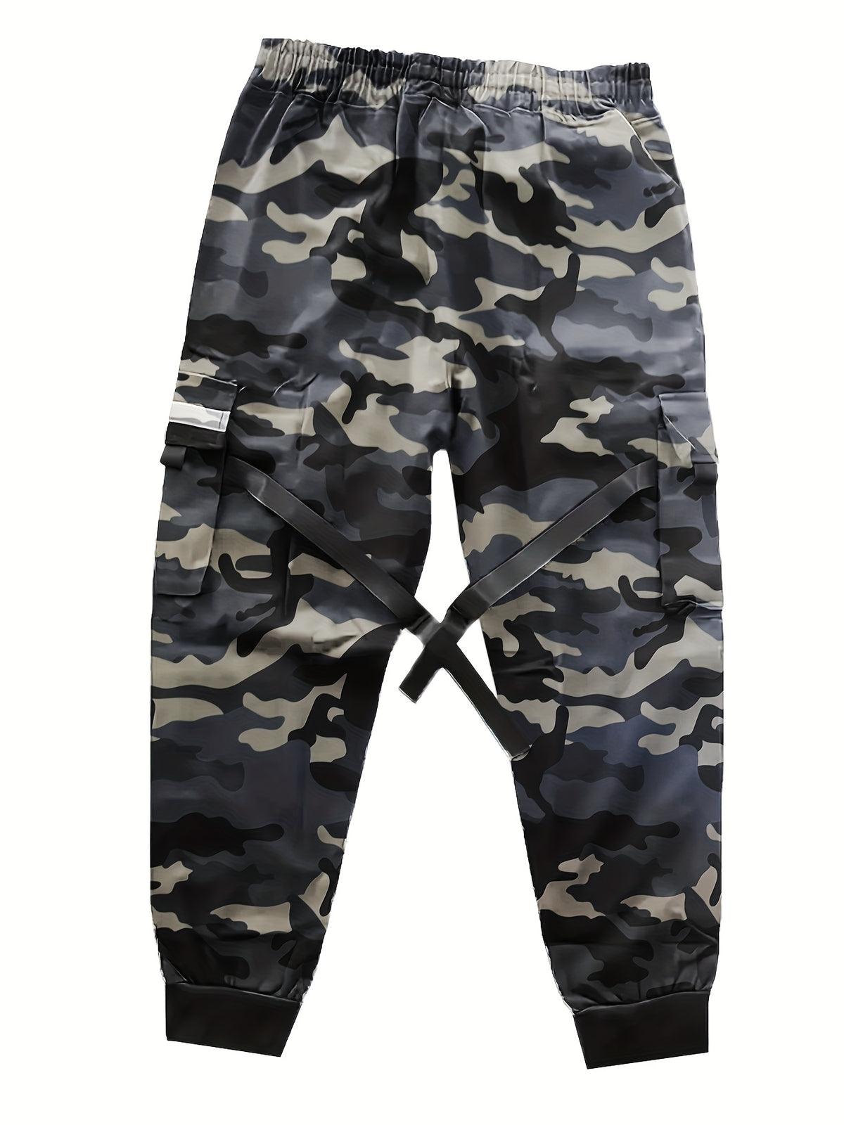 Pantalon Cargo Camouflage Homme – Pantalon de Rue Ample Multi-Poches