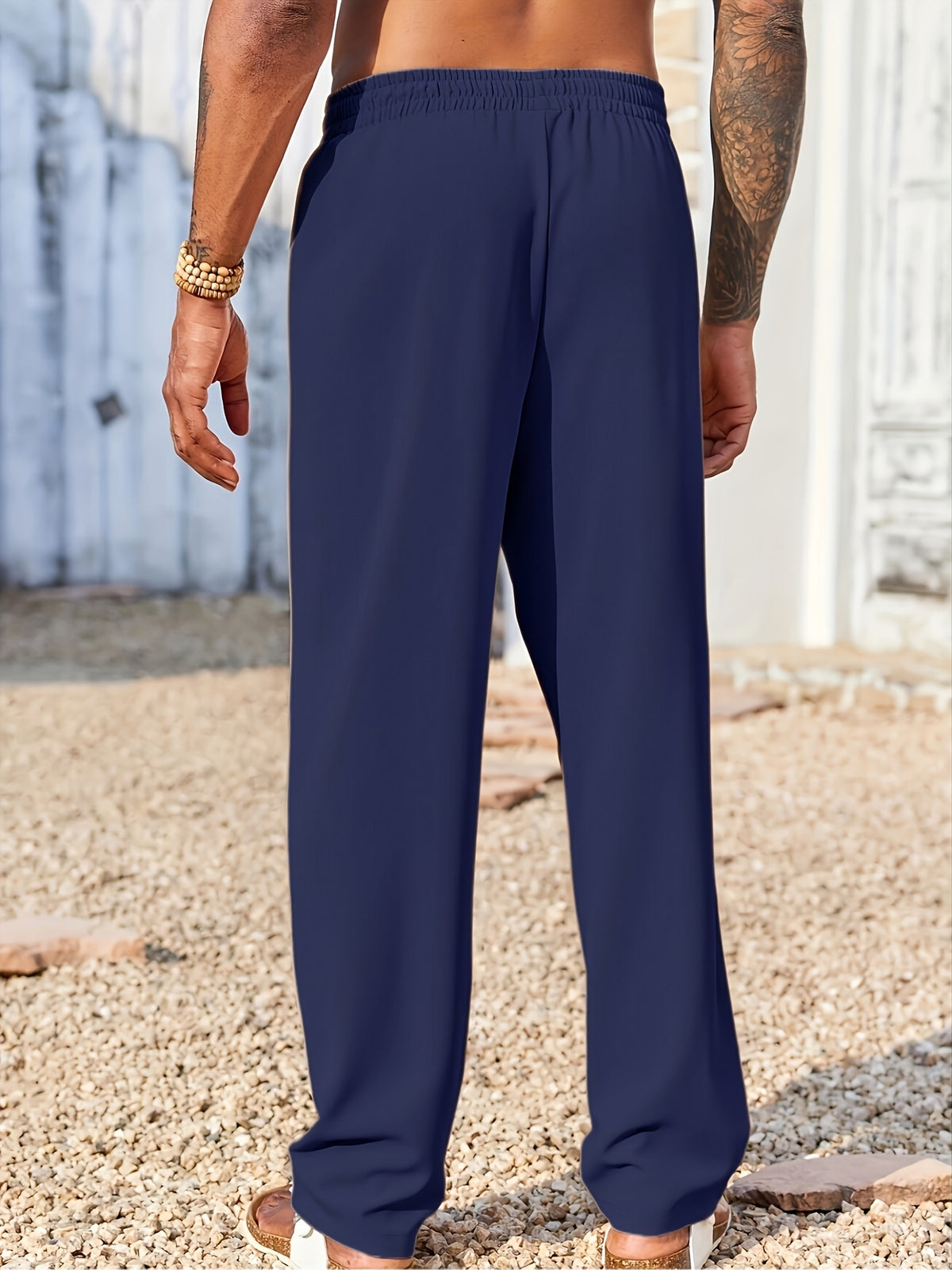 Pantalones casuales de pana para hombre – Corte recto ajustado, antiarrugas