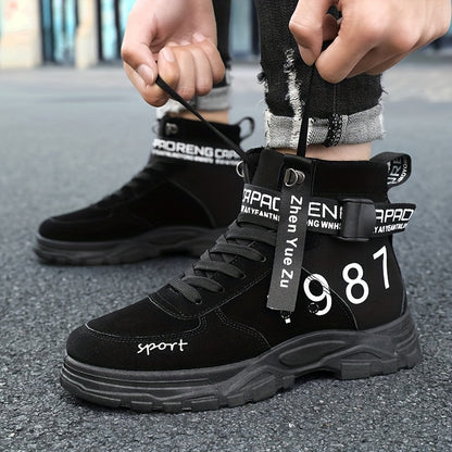 Chaussures de randonnée élégantes pour hommes – Bottes de cheville d'extérieur durables et antidérapantes