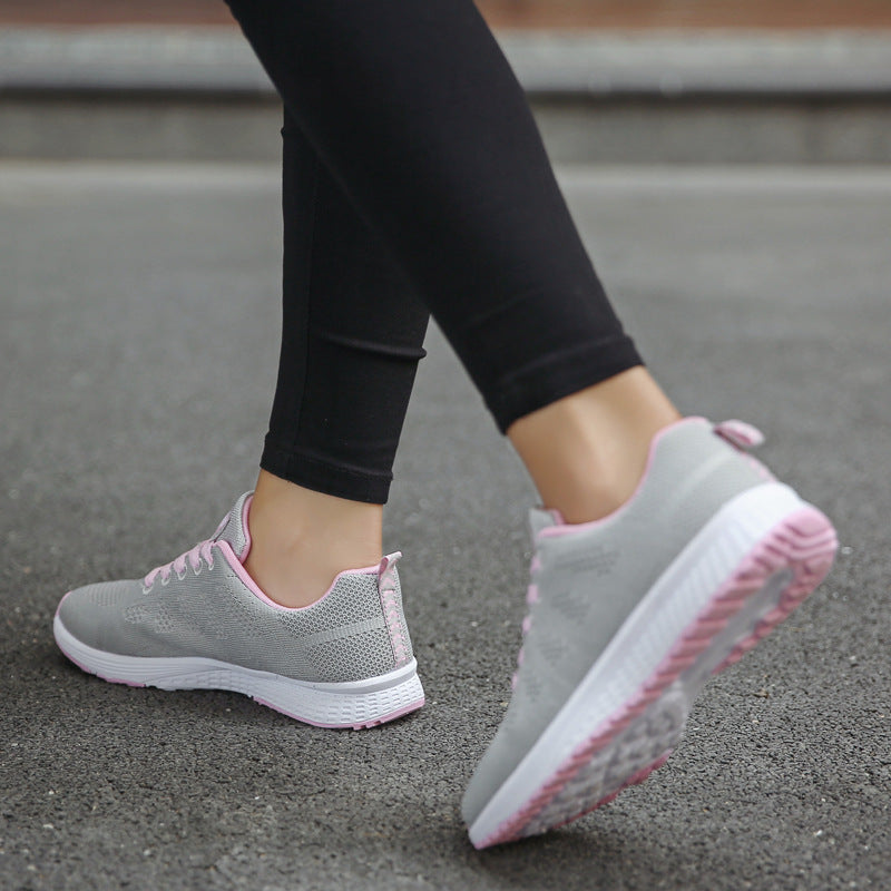 Baskets de sport en maille Loom & Soul™ pour femme – Chaussures de course légères et respirantes avec talon compensé confortable