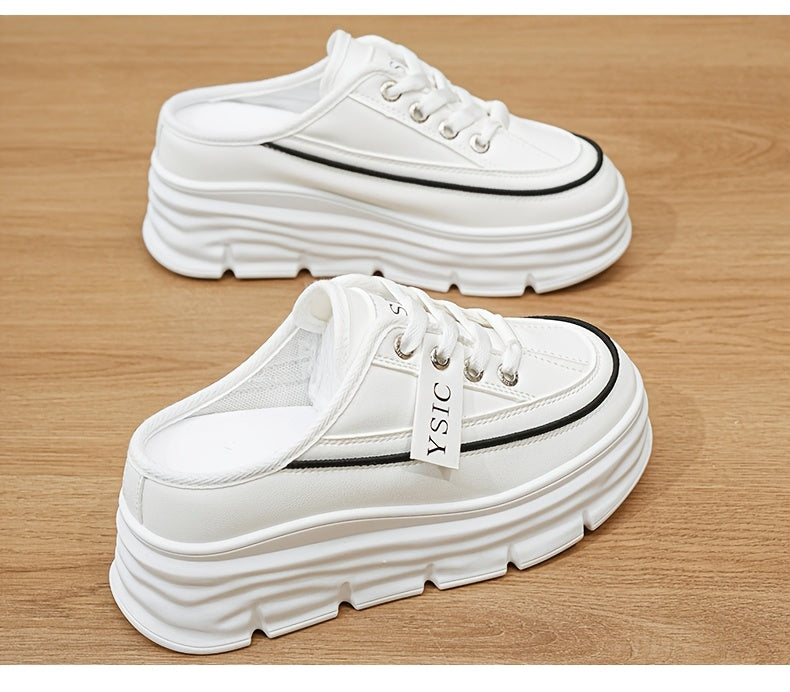 Chaussures plates décontractées d'été – Sandales quotidiennes confortables à lacets