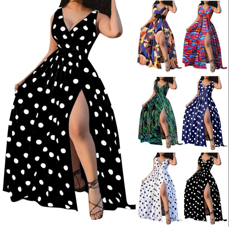 Sexy Split Maxi Party Dress – Elegant Club & Evening Dress for Women