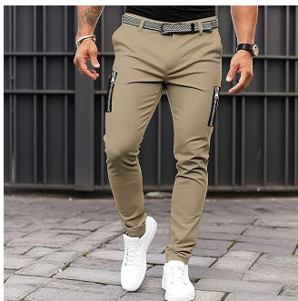 Men’s Slim Fit Casual Trousers – Stretch Business Pants
