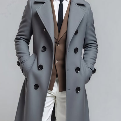 Men’s 3-in-1 Mid-Length Jacket – Double Breasted Coat