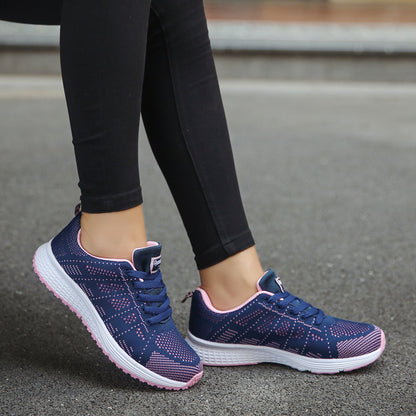 Baskets de sport en maille Loom & Soul™ pour femme – Chaussures de course légères et respirantes avec talon compensé confortable