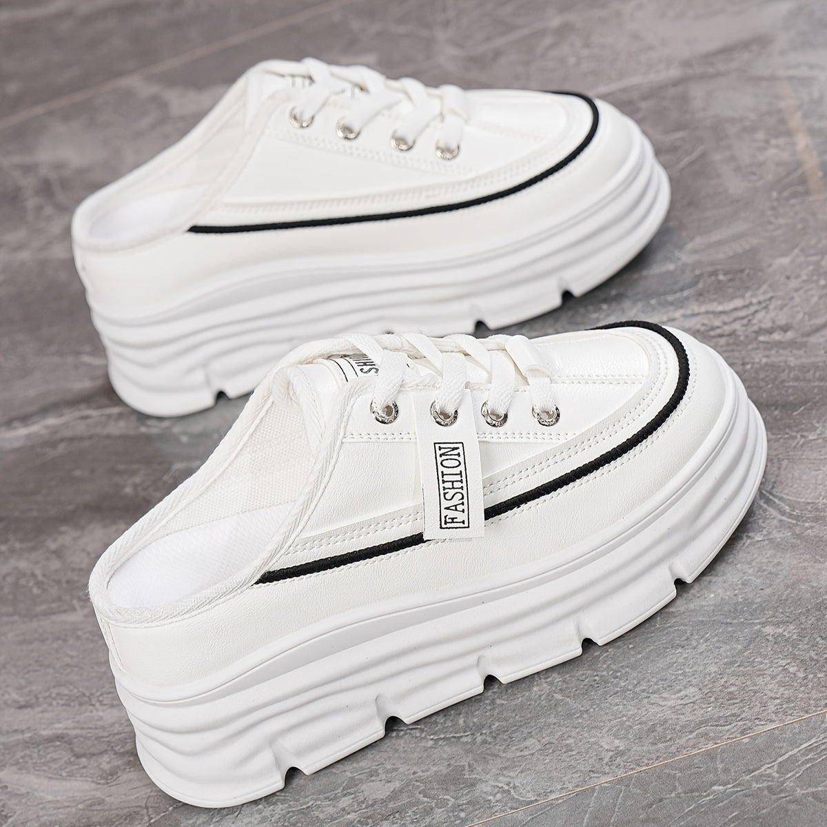 Chaussures plates décontractées d'été – Sandales quotidiennes confortables à lacets